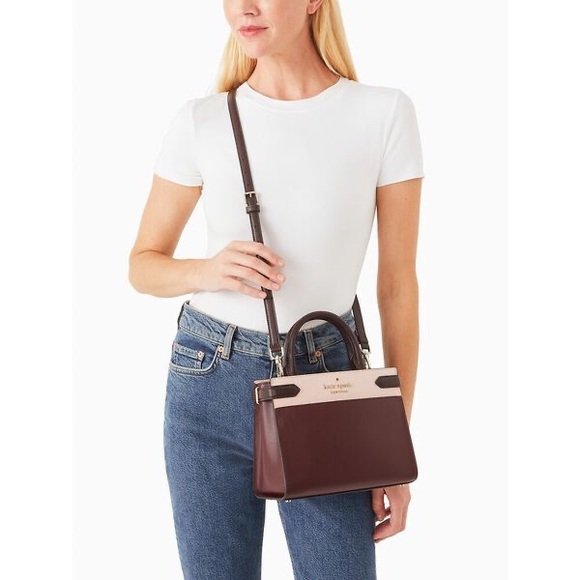 NWT💃Kate Spade staci colorblock small Satchel/Crossbody and Wallet Set - Picture 9 of 10